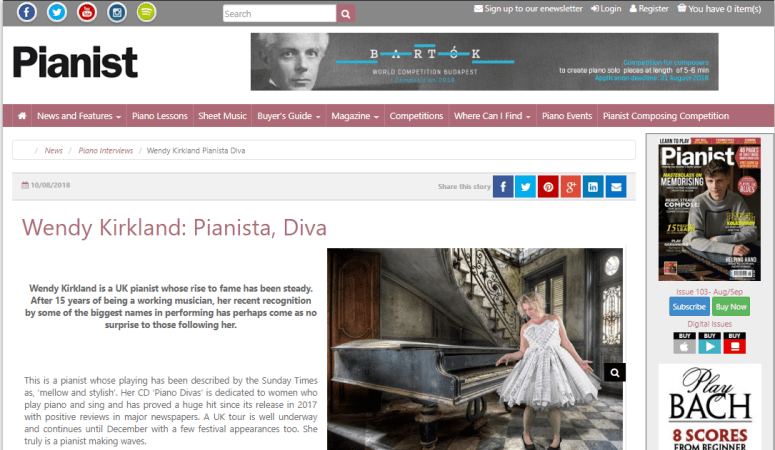 pianist magazine screenshot